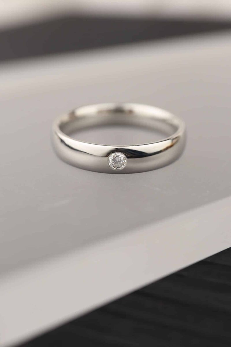 diamant ring platina
