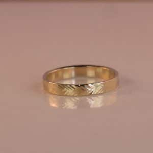 gouden ring Leaf