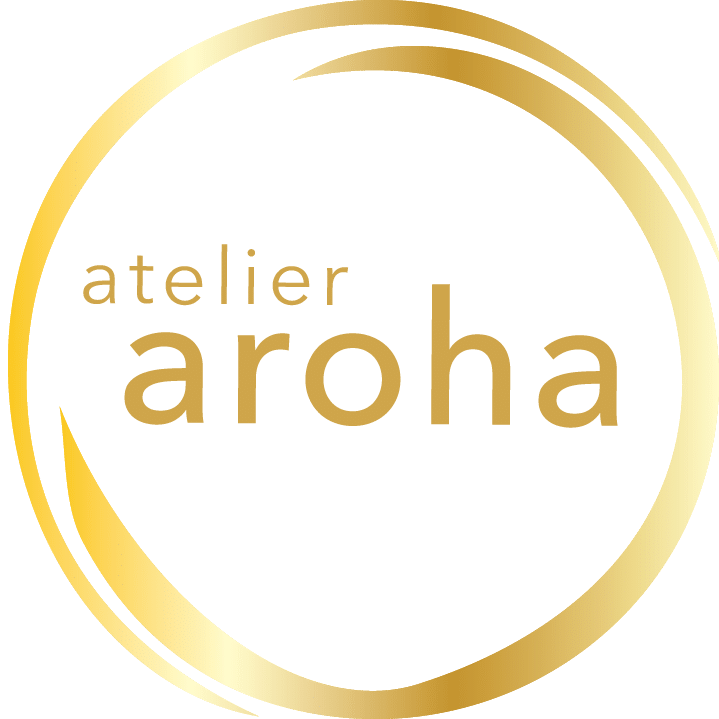 Atelier Aroha logo goudkleurig