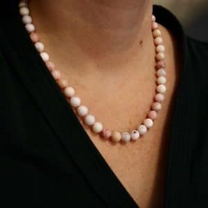 ketting opaal roze