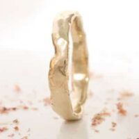 organische gouden ring heren