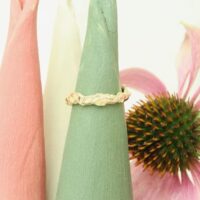 18 karaats gouden organische ring