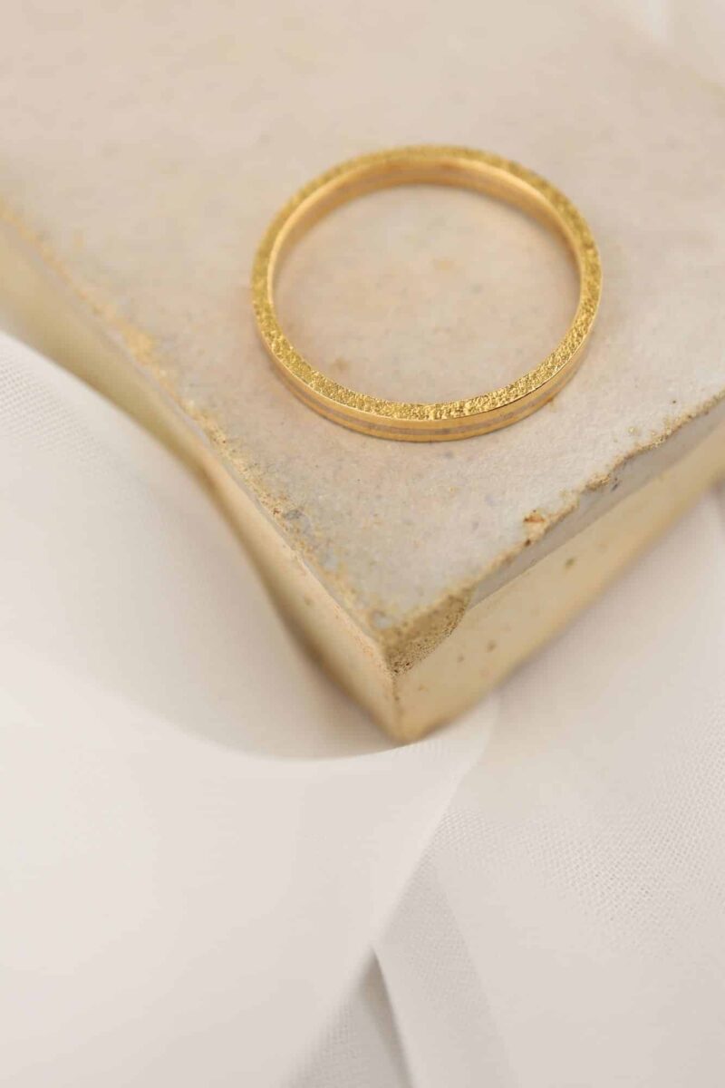 bicolor ring mat en hoogglans finish