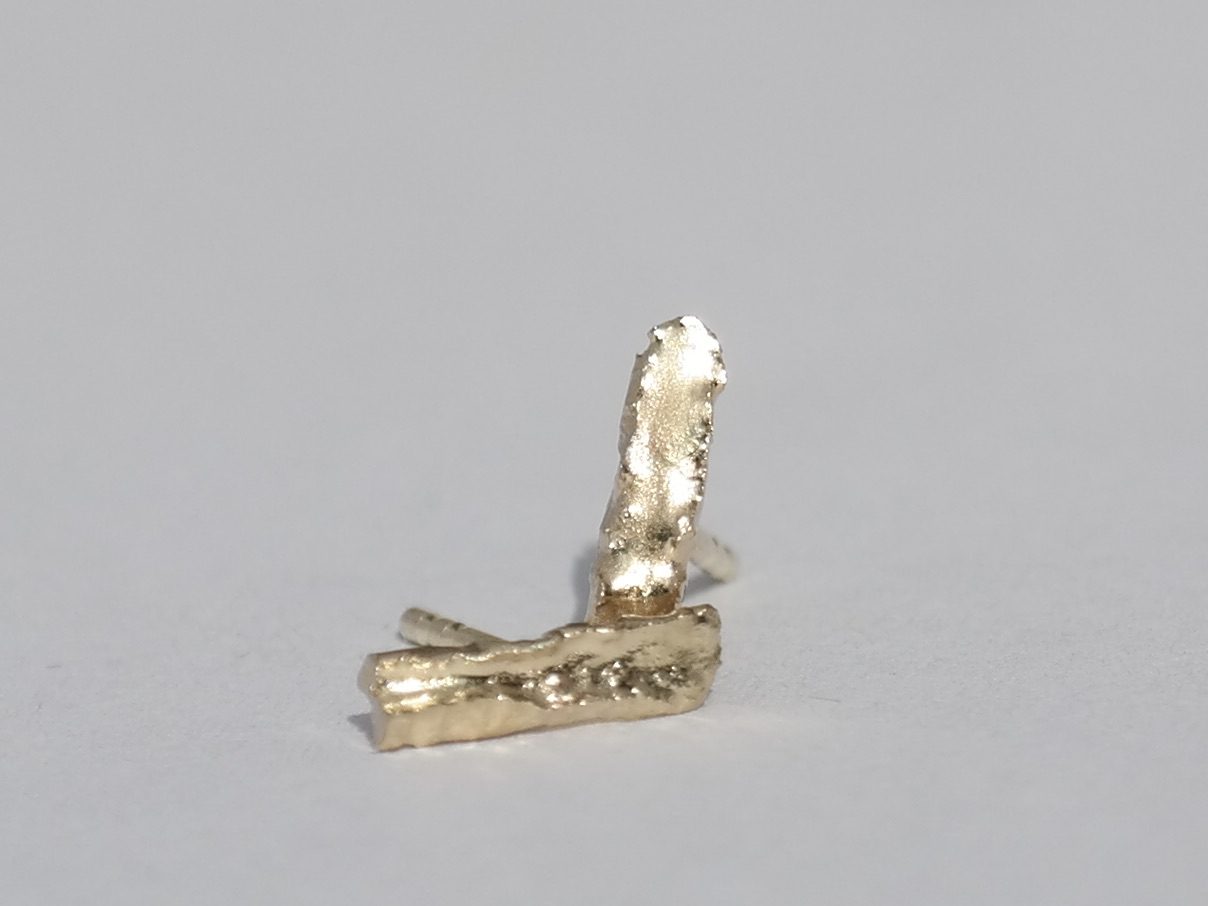 AHI 14k geelgouden oorstekers - Afbeelding 2