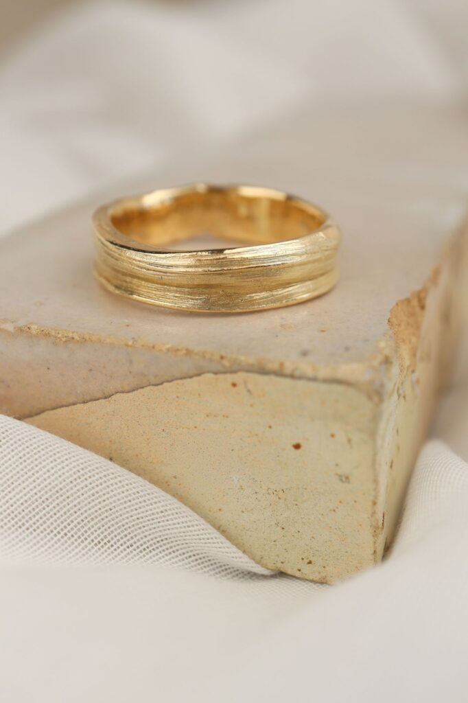 organische gouden ring heren