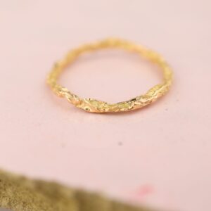 18 karaats ring kreukels