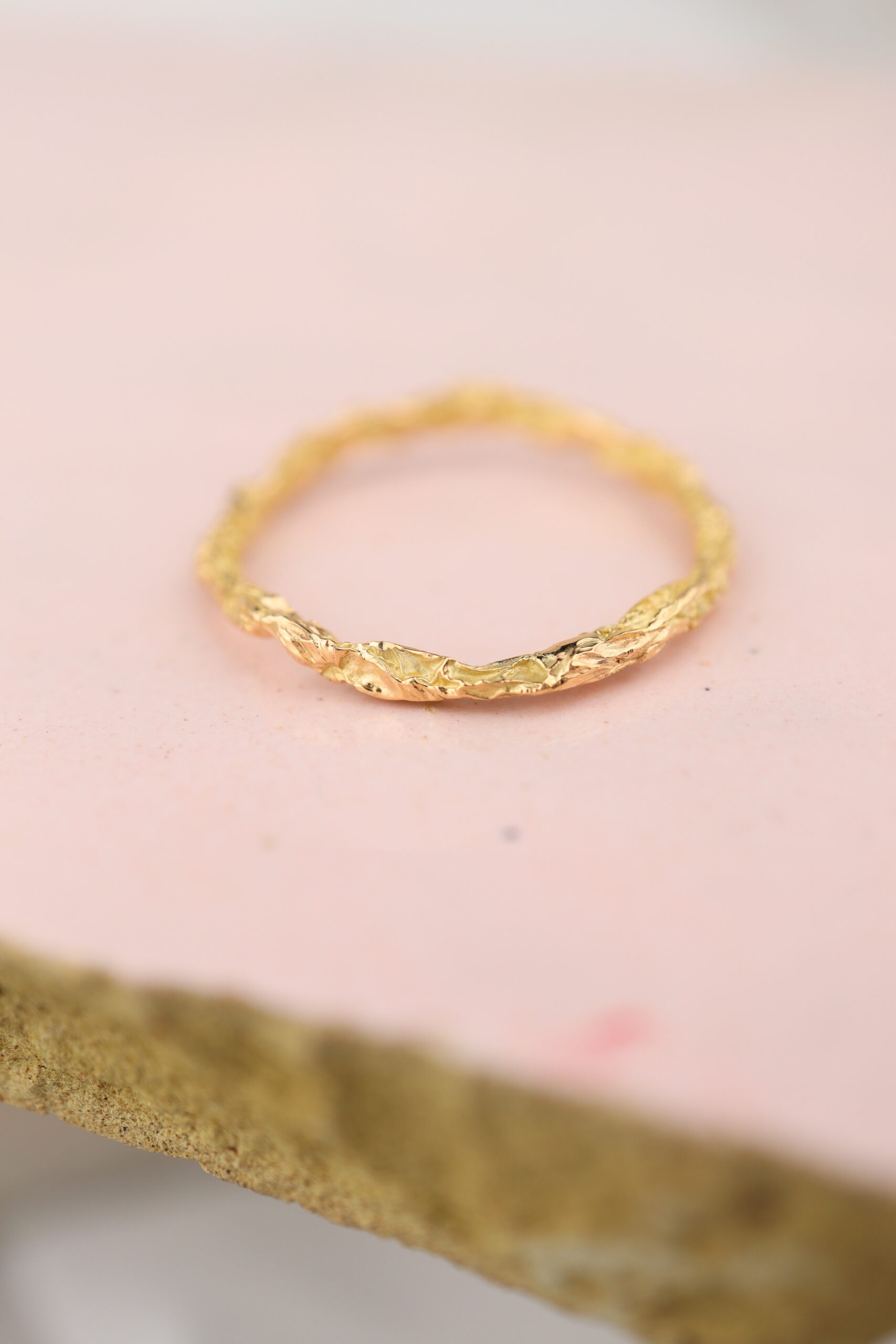 18 karaats ring kreukels